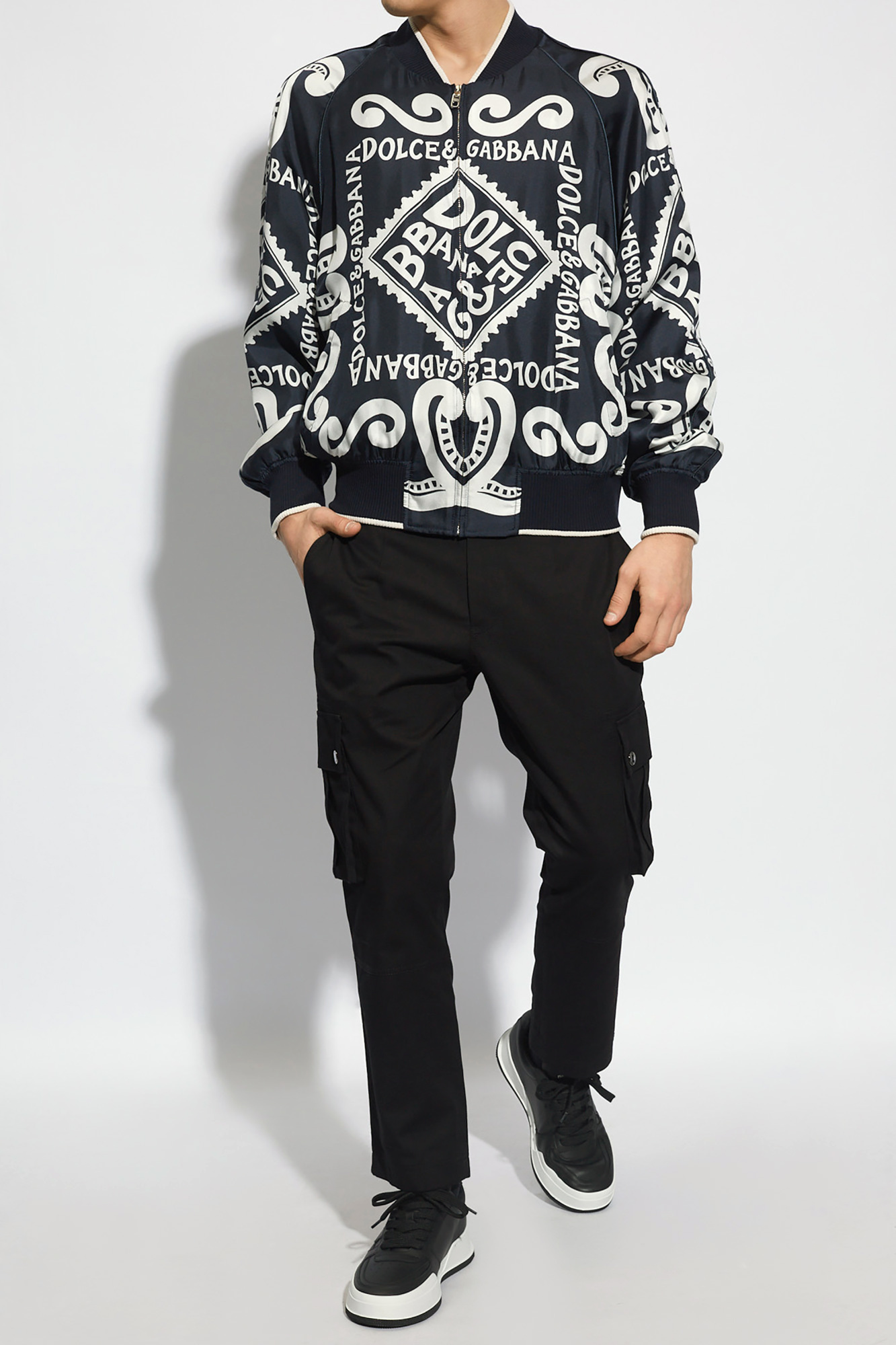 Dolce & Gabbana Trousers with logo | Men's Clothing | Vitkac